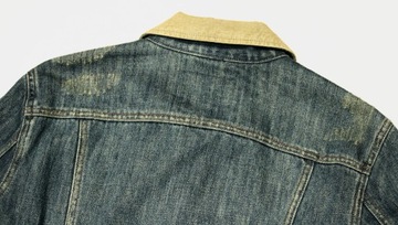 ALLSAINTS kurtka jeansowa z przetarciami * S