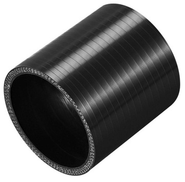 RURA SILIKONOWA ŁĄCZNIK WĄŻ PRZEWÓD TURBO DOLOT czarny 51mm 8cm