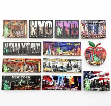 USA New York ceramics Fridge Magnets Tourism