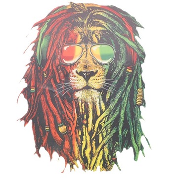NAKLEJKI CIEPLNE LION NA ODZIEŻ
