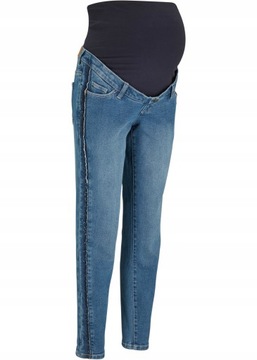 48 bonprix BPC DŻINSY CIĄŻOWE, MOM FIT 48 P:122-132 C415 mkp