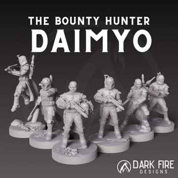 The Bounty Hunter - Daimyo model pasuje do gry StarWars Legion 4