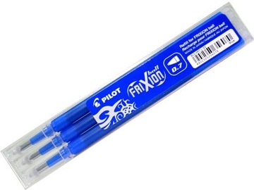 PILOT Frixion Wkład 0,7 Niebieskie 3 szt