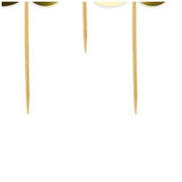 Булавки PICKERS DECORATION для 50TH BIRTHDAYS золотые хромированные MUFFINS для кексов