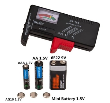 Tester Miernik Baterii AA AAA R9 R14 R20 guzikowe