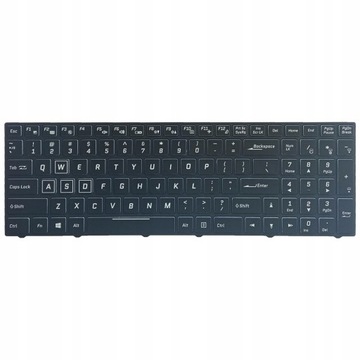 Klawiatura laptopa, układ US dla Clevo N850