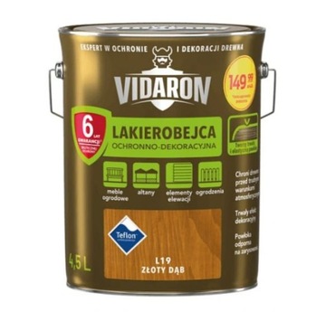 VIDARON LAKIEROBEJCA DĄB ZŁOTY L 19 4,5L