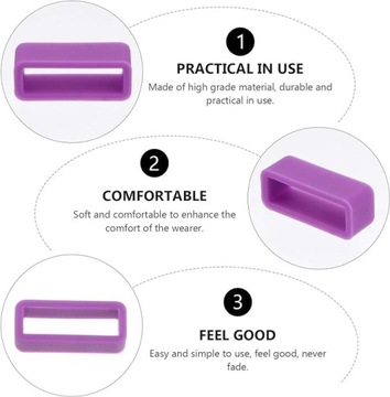 Набор из 12 петель для ремня разного цвета + 2 наклейки.