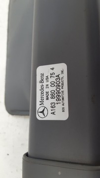 ROLETA KUFRU 1638600075 MERCEDES ML W163