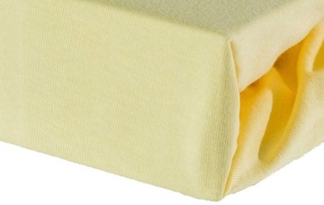 PRZEŚCIERADŁO Z GUMKĄ 160x200 boki 25cm JESREY KREMOWE 100% BAWEŁNA POLSKIE