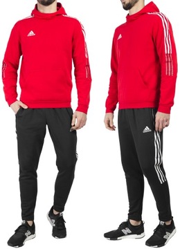 ADIDAS Tiro 21 dres męski BAWEŁNA spodnie bluza XL
