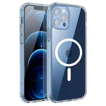 Etui przezroczyste magnetyczne do iphone 13