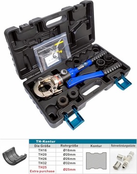 AMZCNC ТРУБОЗАЖИМНЫЙ СТАНОК ПРОФЕССИОНАЛЬНЫЕ ЗАЖИМНЫЕ ЩИПЦЫ PRO SET