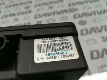 RENAULT KOLEOS SIRÉNA ALARMU PŘEDNÍ 2007 SUV 28487JY00A ČERNÁ 2.0 DCI