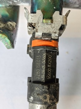 LISTWA WTRYSKOWA NISSAN MICRA K12 1.2 B 0280158013