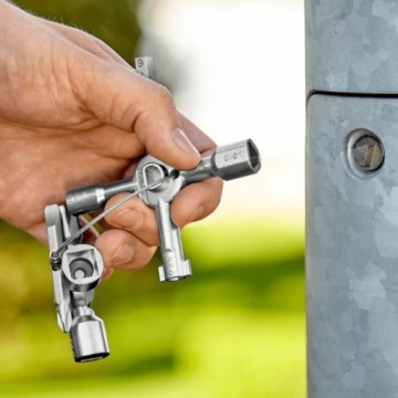 KNIPEX 00 11 01 TwinKey Стандартный ключ для распределительного шкафа
