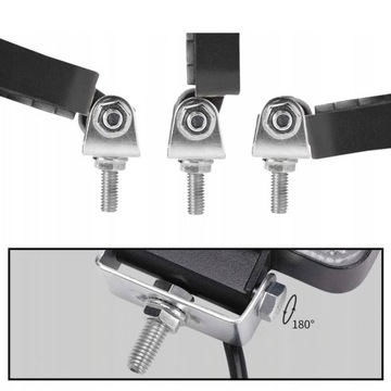 LAMPA 16 LED HALOGEN ROBOCZY SZPERACZ 48W 12V 24V