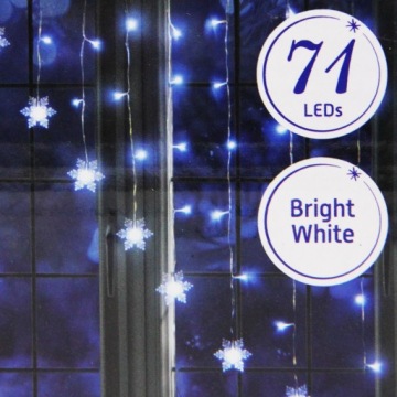 Гирлянда из лепестков, штора, занавеска, звезды, теплая