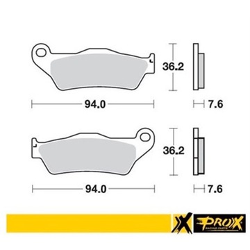 ПЕРЕДНИЕ ТОРМОЗНЫЕ КОЛОДКИ PROX KH181 KTM
