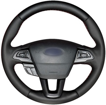 KIEROWNICA FORD FOCUS MK3 C-MAX II KUGA 2 ECOSPORT POSZYCIE SKÓRA (527PS)