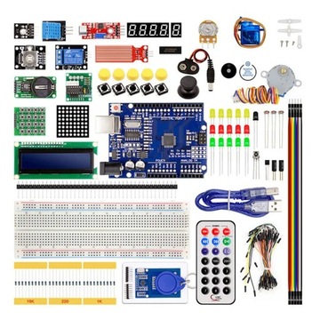 СТАРТОВЫЙ НАБОР ДЛЯ ИЗУЧЕНИЯ ПРОГРАММИРОВАНИЮ НА ARDUINO ДЛЯ НАЧИНАЮЩИХ XXL