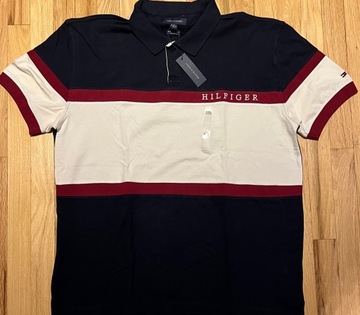 TOMMY HILFIGER Polowka rozmiar XXL USA100%Org