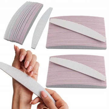 10 пилочек для ногтей ZEBRA BOAT 100/180