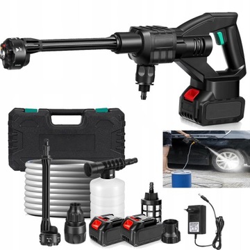 500W 30000MAH CORDLESS WATER GUN HIGH PRESSURE PORTABLE ELECTRIC CAR WASHER