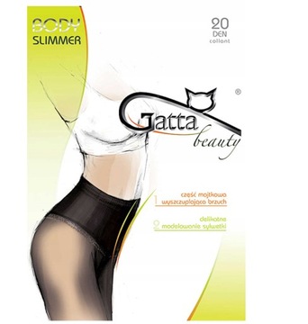 GATTA BODY SLIMMER RAJSTOPY WYSZCZUPLAJĄCE 20DEN 3-M GOLDEN
