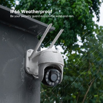 2x WiFi IP-КАМЕРА НАРУЖНАЯ ПОВОРОТНАЯ CCTV Full HD