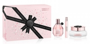 ZESTAW VIKTOR & ROLF FLOWERBOMB 100ML WODA PERFUMOWANA + 10ML + 200ML