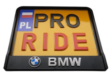 3D РАМА ПЛАСТИНЫ + ЧЕХОЛ ДЛЯ РЕГИСТРАЦИИ МОТОЦИКЛА BMW