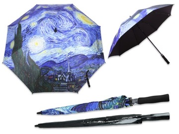 Parasolka parasol automat Gogh gwiaździsta noc
