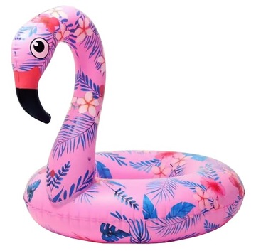 НАДУВНОЕ КОЛЬЦО ДЛЯ ПЛАВАНИЯ БАССЕЙН ВОДНОЕ КОЛЬЦО ПЛАМЯЩИЕ ЦВЕТЫ XXL 120 СМ