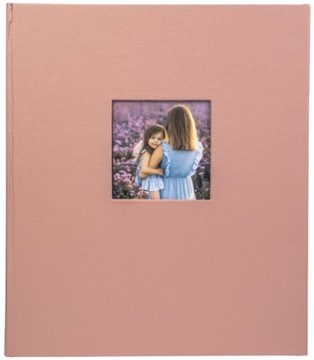 Традиционный альбом Белиза, 100 белых страниц, светло-розовый.