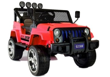 Авто на акумуляторі S2388 Jeep Червоний 4x45 Вт