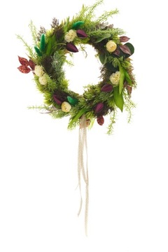 ВЕНОК НА ДВЕРЬ, ВЕСЕННЕЕ ТВОРЕНИЕ НА КЛАДБИЩЕ