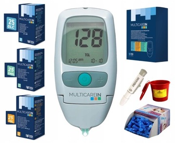 MultiCareIn 3w1 Glukoza Cholesterol Trójglicerydy