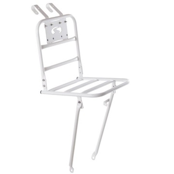 Bagażnik rowerowy przedni Steco biały