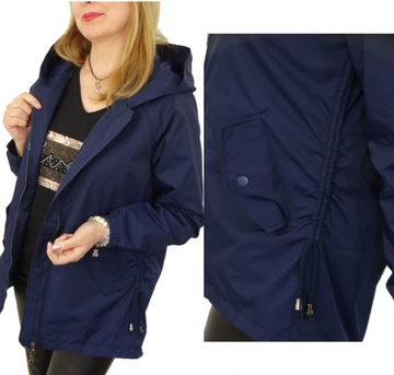 Kurtka Parka Wiatrówka z Kapturem SPRING 48 4XL