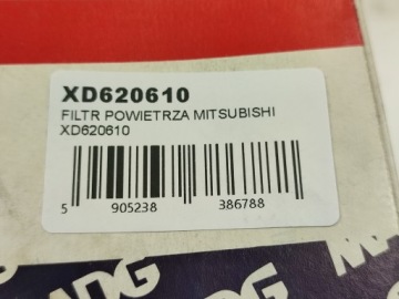 XD620610, FILTER luft MITSUBISHI LANCER V SW 2.0 D 1992-2003 / XD620610 | thumb 1