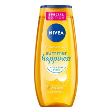 NIVEA SUMMER HAPPINESS Żel pod prysznic z witaminą C i E damski 250ml
