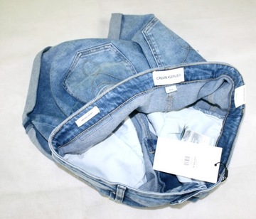 Calvin Klein -J20J215904- damskie spodenki jeansowe oryginalne szorty - W34