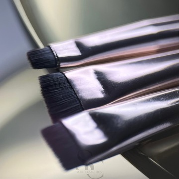 Набор скошенных кистей для макияжа глаз, бровей, подводки для глаз и линий хны Seol.