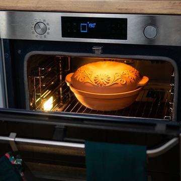 КРУГЛЫЙ РИМСКИЙ ГОРШОК ГЛИНЯНЫЙ СУДНО 4л 770605