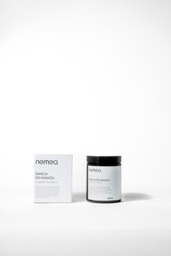 100% ВЕГАНСКАЯ РЕГЕНЕРИРУЮЩАЯ СВЕЧА ДЛЯ РАССЛАБЛЯЮЩЕГО ЧАЯ И МАССАЖА САКУРА