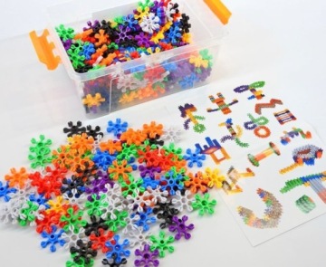 Умные строительные кирпичи звезды 340 шт.