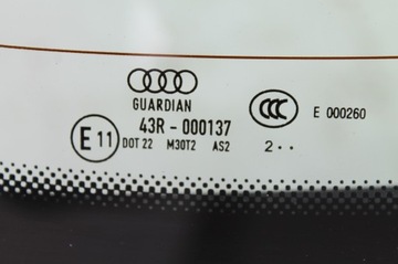 AUDI A4 B8 FACELIFT KOMBI ALLROAD VÍKO KUFRU KUFRU Z SKLO (OKNO) LX5R