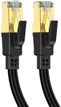 ПРОЧНЫЙ ИНТЕРНЕТ LAN ETHERNET КАБЕЛЬ 40 ГБ RJ45 CAT.8 2M