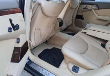 Mercedes Klasa S W220 Sedan 5.8 V12 (600) L 367KM 2001 Mercedes-Benz Klasa S Mercedes-Benz Klasa S 5.8 Benzyna 367KM, zdjęcie 9